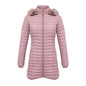 Winter Long Parka Ultra-light Liner Women's Quilted Cotton Coat