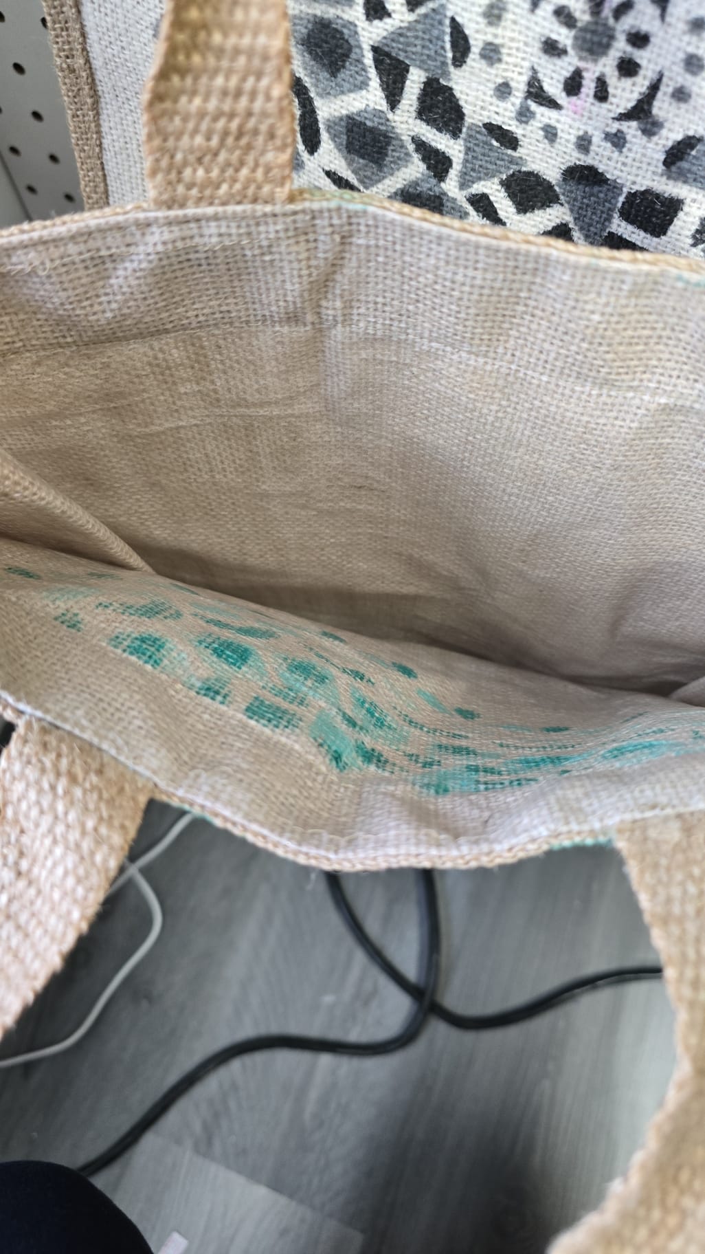Customizable Printed Jute Bag for Everyday Use