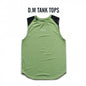 DM Men's Vest Summer Breathable Sports Small Mesh Mesh I-shaped Sleeveless Undershirt Drape Letter Color Matching Loose