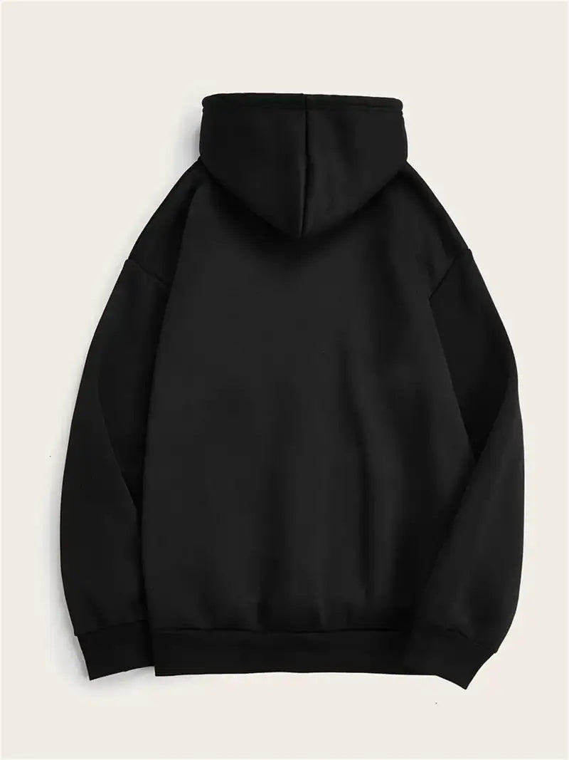 Women's Fashion Christmas Muscle Santa Fashion Glasses Cartoon Print Hoodies Long Sleeve Hood Sweatshirt Loose Fit Tops Fall Streetwear