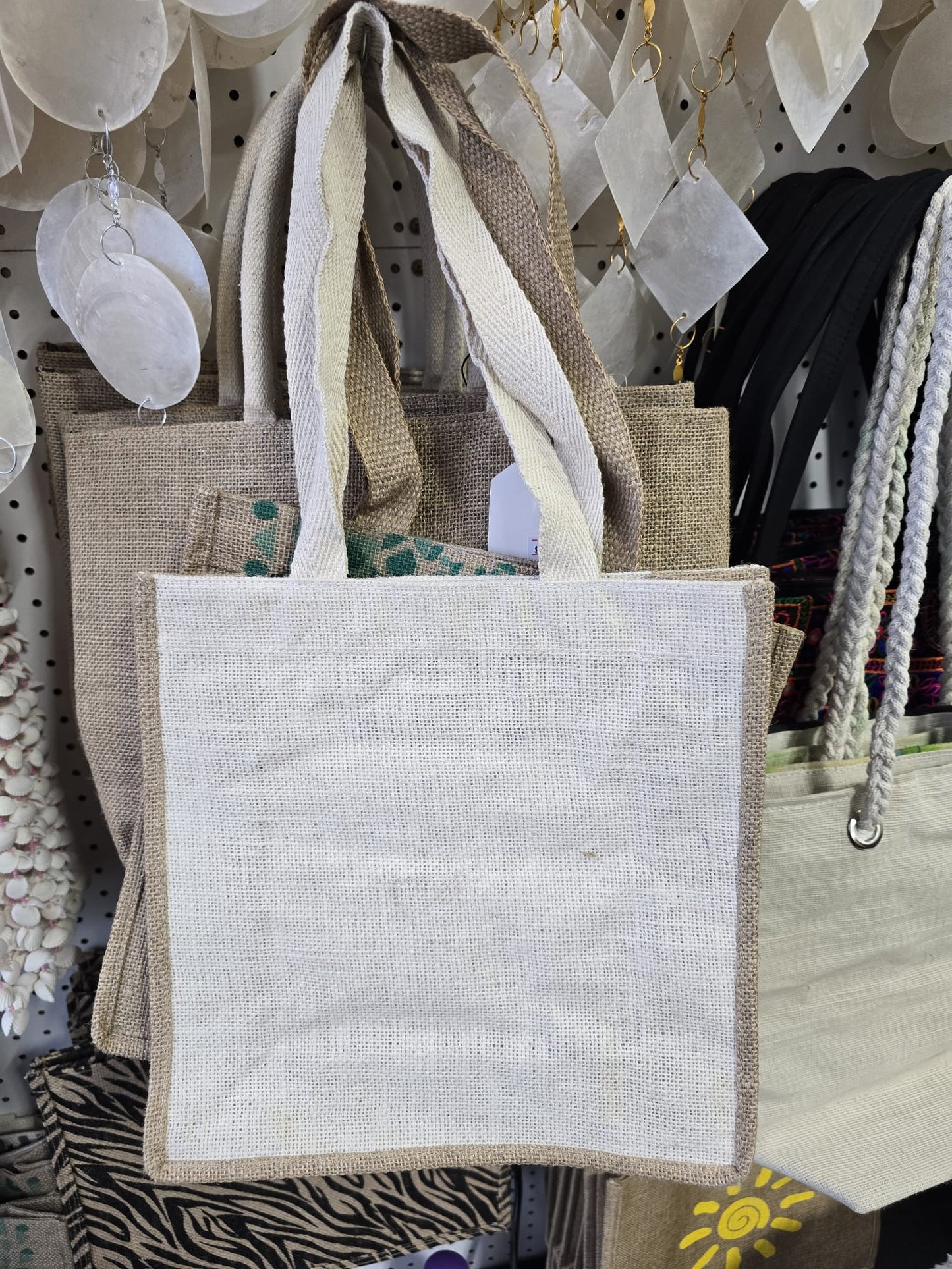 Customizable Printed Jute Bag for Everyday Use
